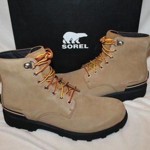 NIB SOREL‎ MEN'S SUEDE WATERPROOF HIKING WINTER WORK BOOTS